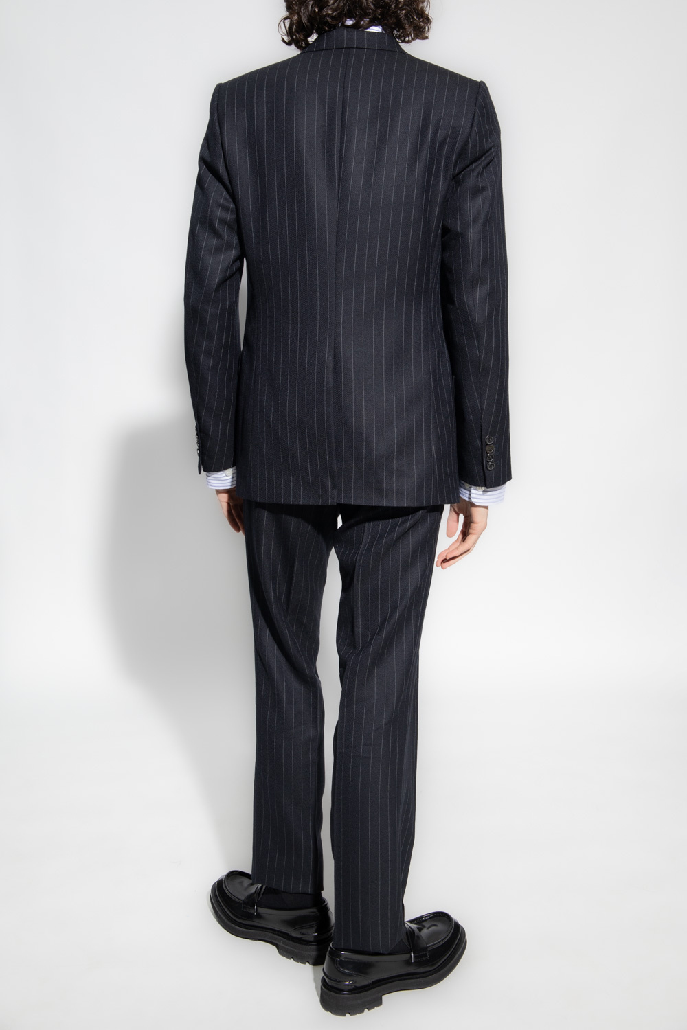 Navy blue Pinstripe suit Dries Van Noten